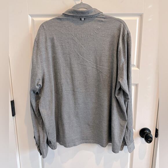 Ted Baker London Long Sleeve Collared Polo Shirt Large - Picture 5 of 6